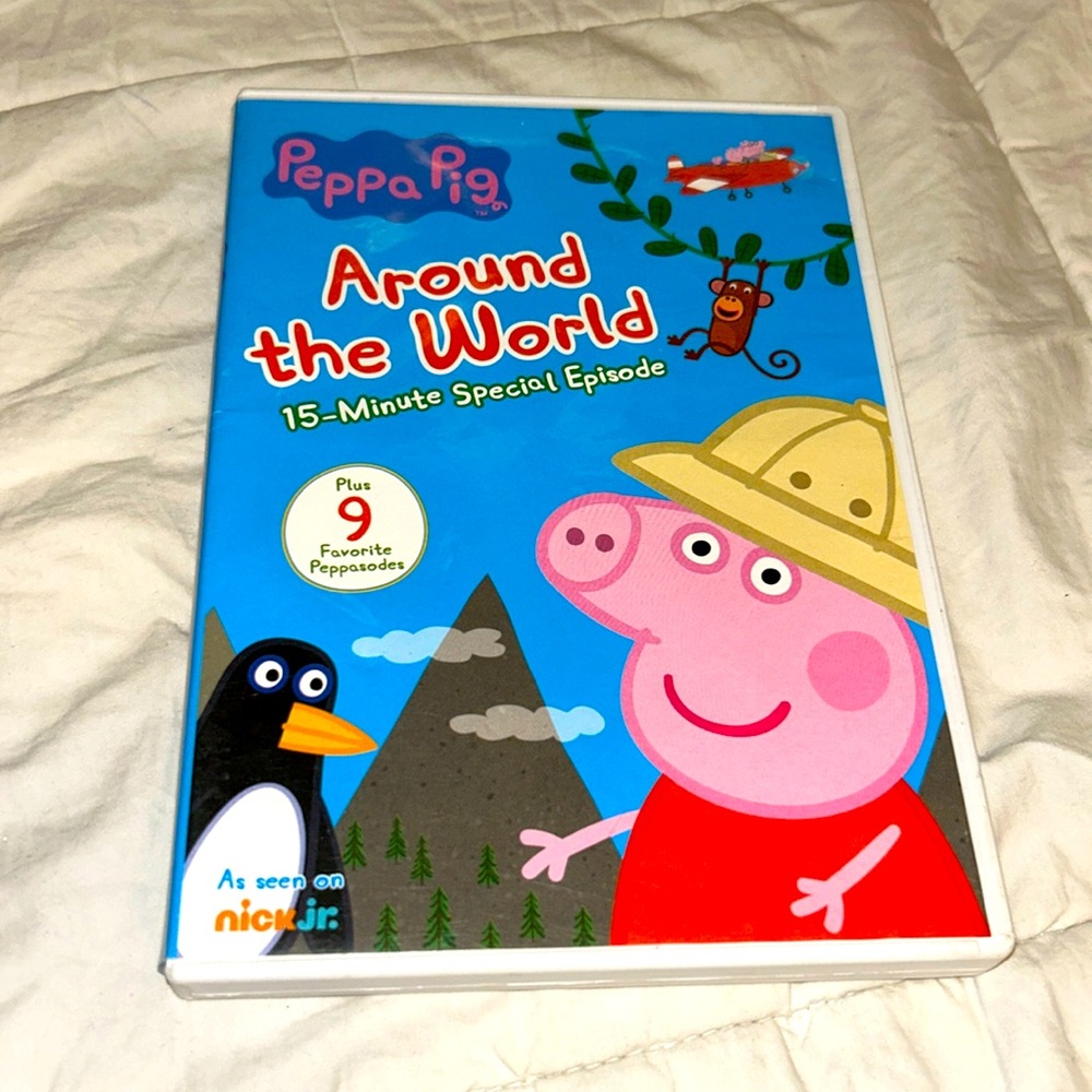 ~6/$10 MOVIES VHS/DVDS~ Peppa Pig: Around the World (DVD, 2017)